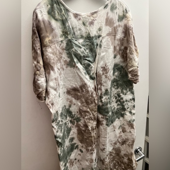 XCVI Reeta Tie-Dye Linen Tunic Dress L with pockets NWOT - Picture 4 of 5